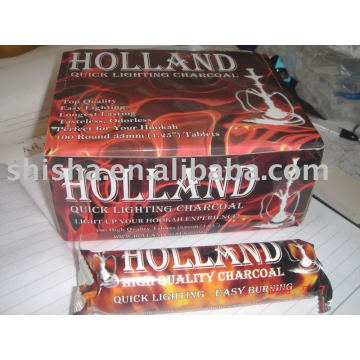 Beste Qualität rund um Tablet 33MM Holland Kohle Apfel Holz Kohle